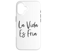Custodia per iPhone 16 La Vida Es Fria Chicano Cholo messicano Lowriders Cultura Raza