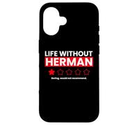 Custodia per iPhone 16 La vita senza Hermann noioso non consiglierebbe una recensione divertente