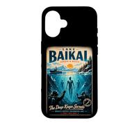 Custodia per iPhone 16 Lago Bajkal Siberia Russia Il profondo mantiene segreti mistero