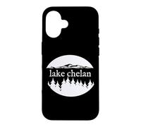 Custodia per iPhone 16 Lake Chelan Washington Nature Vacation Souvenir Design