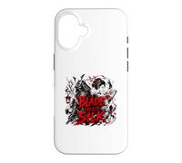 Custodia per iPhone 16 Lama incontra la leggenda del guerriero della geisha samurai di seta