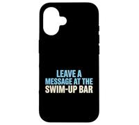 Custodia per iPhone 16 Lascia Un Messaggio Al Swim Up Bar Tropical Resort Tourist