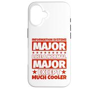 Custodia per iPhone 16 Laurea degli studenti dei sistemi informativi - Tranne molto più cool