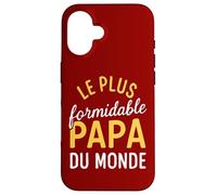 Custodia per iPhone 16 Le Plus Formidable Papa Du Monde
