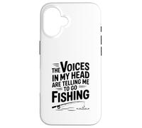 Custodia per iPhone 16 Le voci nella mia testa mi dicono di andare a pescare