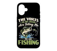Custodia per iPhone 16 Le voci nella mia testa mi dicono di andare a pescare pesce spigola