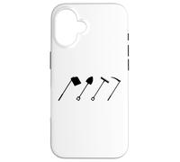 Custodia per iPhone 16 Le zappe per l'agricoltura disegnano l'agronomia contadina