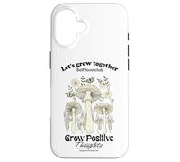 Custodia per iPhone 16 Let's Grow Together Cool Quotes Illustration Graphic Designs