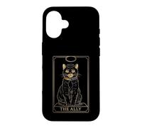 Custodia per iPhone 16 LGBTQ Ally Tarocchi Card Pride Cat Rainbow Collar