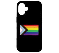Custodia per iPhone 16 LGBTQ Queer Black Transgender Pride Rainbow Flag