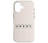 Custodia per iPhone 16 Libros Word for Book Lover Librarian Spanish Teacher