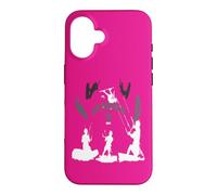 Custodia per iPhone 16 Life Begins At Twenty Knots For Kite Surfers Bianco Grigio