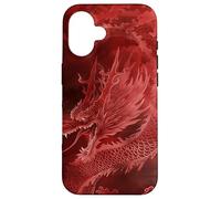 Custodia per iPhone 16 L'ira polmonare sospesa del drago rosso