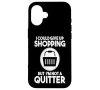 Custodia per iPhone 16 Lo Shopper potrebbe rinunciare allo shopping, ma non a uno Shopaholic