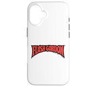 Custodia per iPhone 16 Logo a fumetti con testo rosso classico Flash Gordon