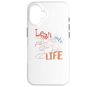Custodia per iPhone 16 Looney Tunes Daffy Duck Lean Into Life