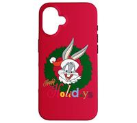 Custodia per iPhone 16 Looney Tunes Holiday Bugs Bunny