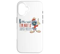 Custodia per iPhone 16 Looney Tunes Marvin the Martian Not a Nice Guy