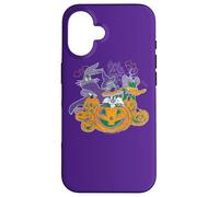 Custodia per iPhone 16 Looney Tunes Spooky Pals