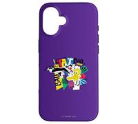 Custodia per iPhone 16 Looney Tunes Tweety Slyvester Chase is On