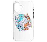 Custodia per iPhone 16 Looney Tunes Wacky Wabbit