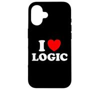 Custodia per iPhone 16 Love Logic Funny Smart Data Think Math Make Sense Fan dei programmatori