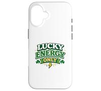 Custodia per iPhone 16 Lucky Energy Only 17 marzo Irish Party Clover St Patricks