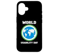 Custodia per iPhone 16 Maglia per la Giornata Mondiale dell'Usabilità - Giorn