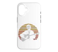 Custodia per iPhone 16 Maglietta Con Chitarra Abraham Lincoln Abe Lincoln Suona La