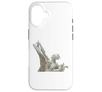 Custodia per iPhone 16 Maglietta con scultura del mito barocco - Psiche & Arte della storia dell'eroe