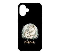 Custodia per iPhone 16 Mama Lion Floral Love - Tender Motherhood Mom