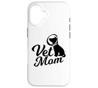 Custodia per iPhone 16 Mamma veterinaria Festa della mamma