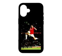 Custodia per iPhone 16 Manchester United Eric Cantona Leap Coppa del Mondo di calcio
