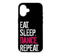 Custodia per iPhone 16 Mangia Dormi Danza Ripeti