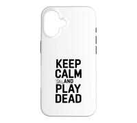 Custodia per iPhone 16 Mantieni la calma e gioca a Dead Funny Gamer Humor