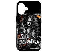 Custodia per iPhone 16 Maria magdalena nell'arte del design religioso gotico