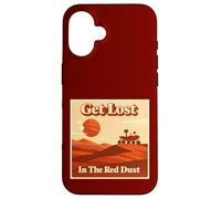 Custodia per iPhone 16 Mars Rover Get Lost In The Red Dust Retro Space Exploration