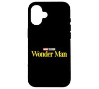 Custodia per iPhone 16 Marvel Television Wonder Man Official Disney+ Series Logo