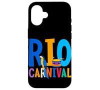 Custodia per iPhone 16 Maschera di Rio Carnival Brazil Festival Souvenir brasiliano