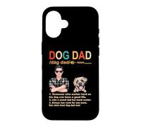 Custodia per iPhone 16 Mastiff Dog Dad Definition For Daddy Funny Fathers Day
