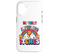 Custodia per iPhone 16 Meme divertente La mia infezione da lievito mi prude. Strano