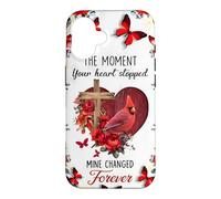 Custodia per iPhone 16 Memorial Cardinal Il momento in cui il tuo cuore si è fermato per sempre Arte