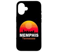 Custodia per iPhone 16 Memphis Tennessee Vintage Sunset Retro City State USA