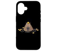 Custodia per iPhone 16 Mens Womens Kids Girls Oranges Meme Lover Capybara