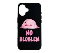 Custodia per iPhone 16 Mens Womens Kids No Bloblem Blobfish Lover