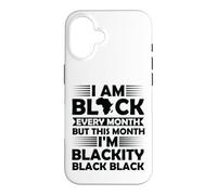 Custodia per iPhone 16 mese della storia nera per gli afroamericani per celebrare l'unità