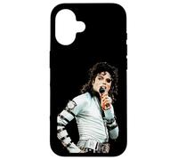 Custodia per iPhone 16 Michael Jackson dal vivo al Wembley Bad World Tour 1988