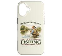 Custodia per iPhone 16 Migliori Uomini Pesca Negli Anni Settanta Anni 70 Pescatore Nonno