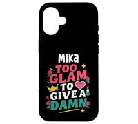 Custodia per iPhone 16 MIKA Personalized Women's Gift Custom MIKA
