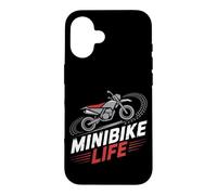 Custodia per iPhone 16 Minibike Life Pit Bike Minimoto Pilota Off Road